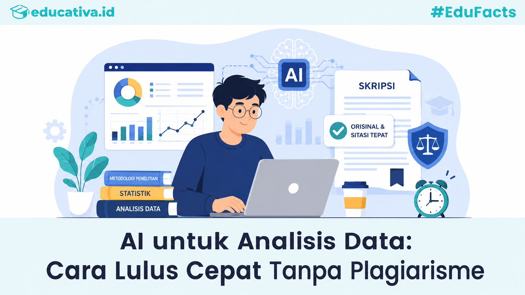 AI untuk Analisis Data: Cara Lulus Cepat Tanpa Plagiarisme