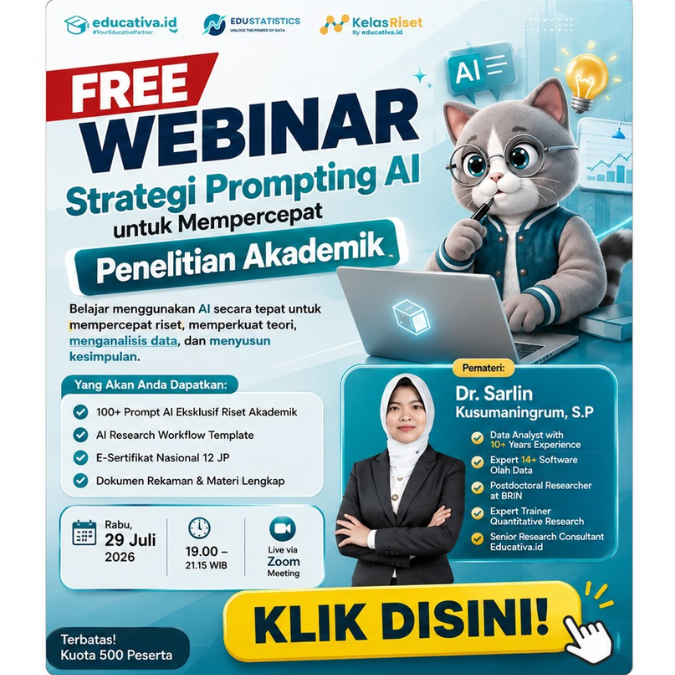 Webinar Gratis + Sertifikat Strategi Prompting AI Akademik untuk Skripsi, Tesis, Disertasi & Artikel Jurnal